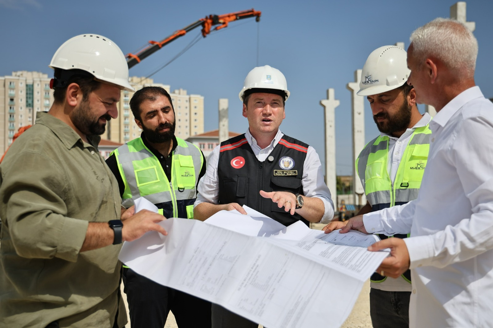 Bora Balcıoğlu, Yeni Mahalle Spor Adası Çalışmalarını İnceledi