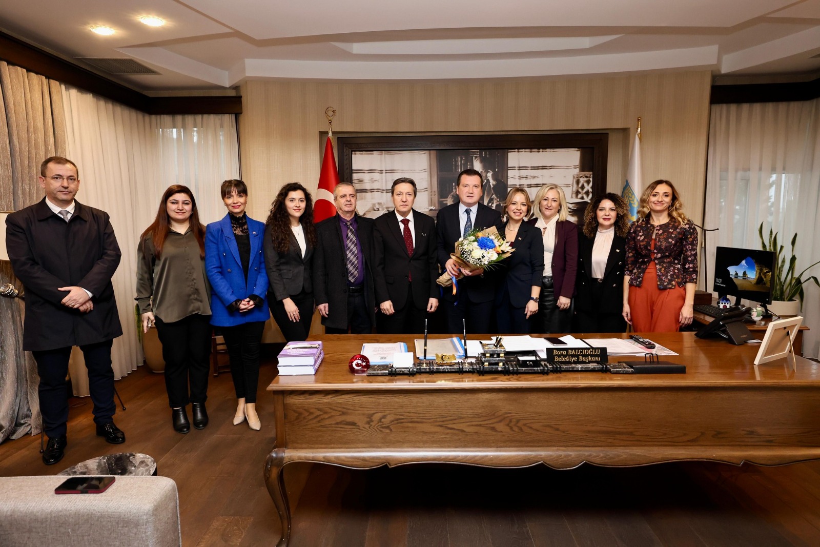 Başkan Balcıoğlu, İSMMMO Yönetimini Makamında Ağırladı