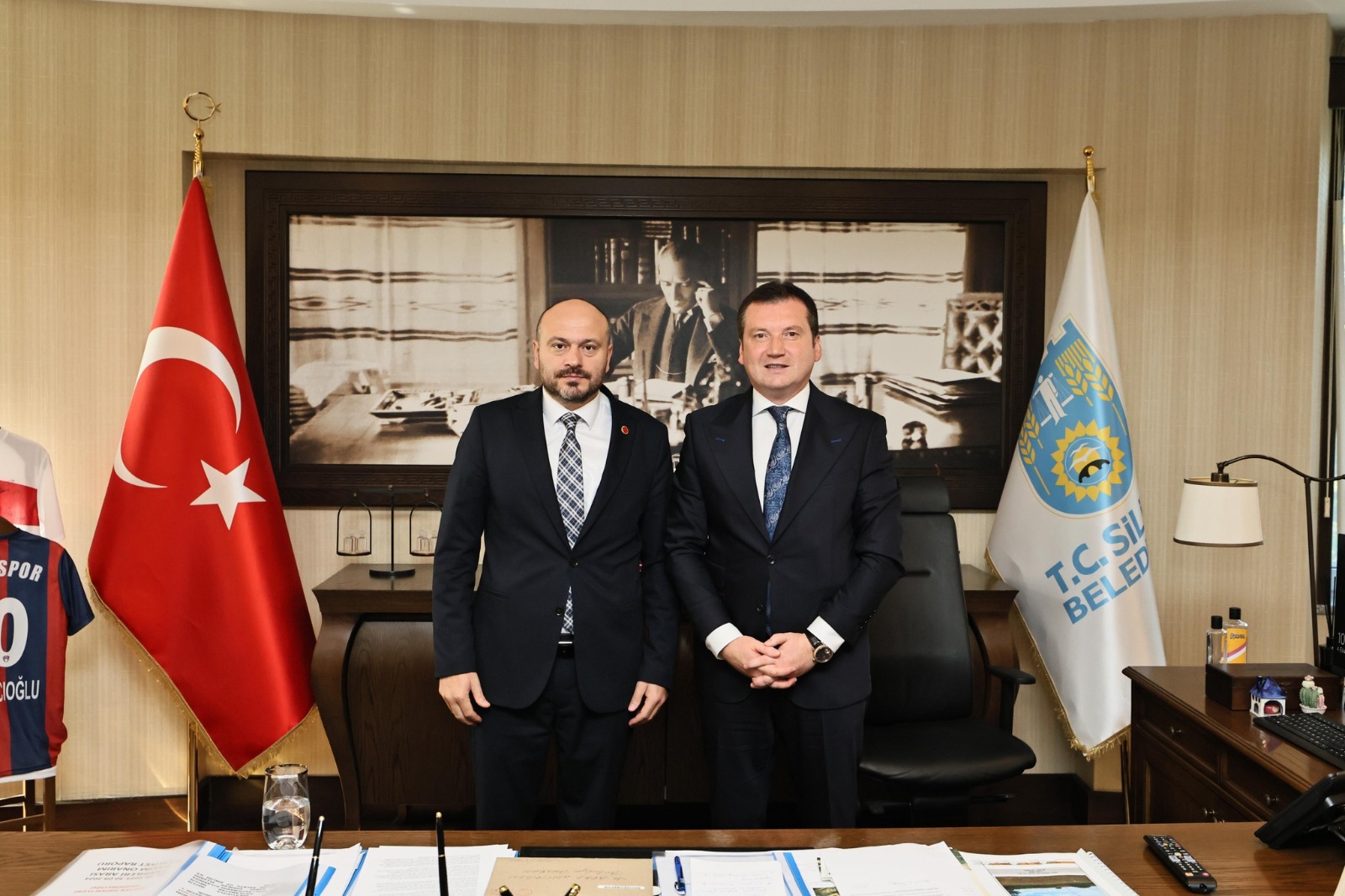 MHP İlçe Başkanı Hakan Bakmaz, Başkan Balcıoğlu’na İade-i Ziyarette Bulundu