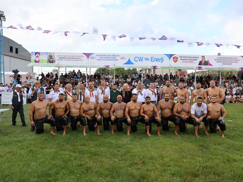 Çatalca’da Baş Pehlivan Mustafa Taş