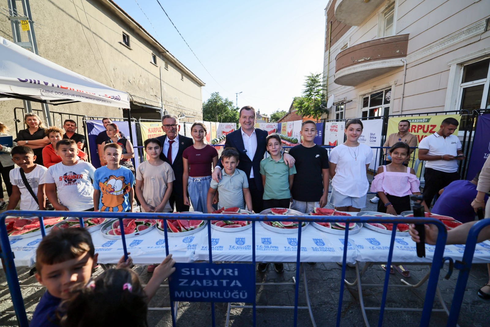 Başkan Balcıoğlu, Karpuz Festivali alanını ziyaret etti