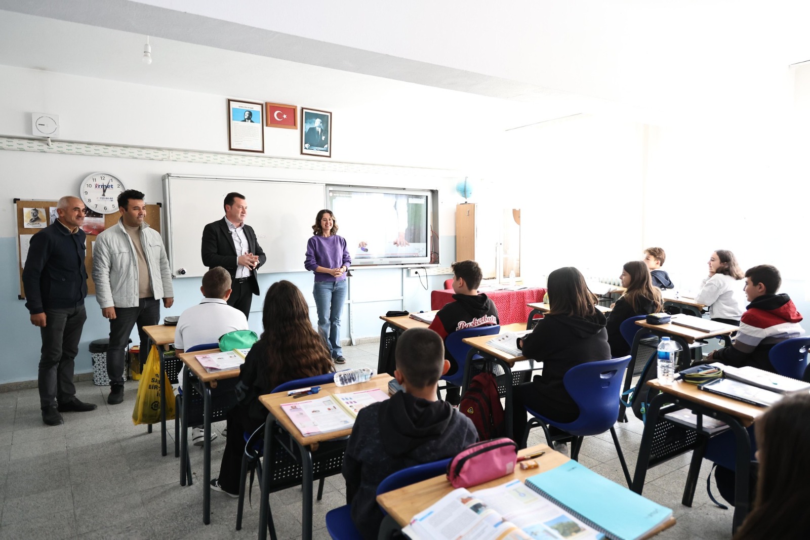 Başkan Balcıoğlu’ndan Çayırdere Ortaokulu’na Yenileme Desteği