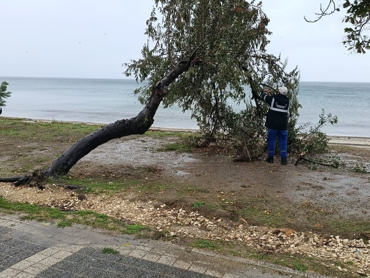 Silivri’de Fırtınanın Yol Açtığı Olumsuzluklara Karşı Ekipler Sahada