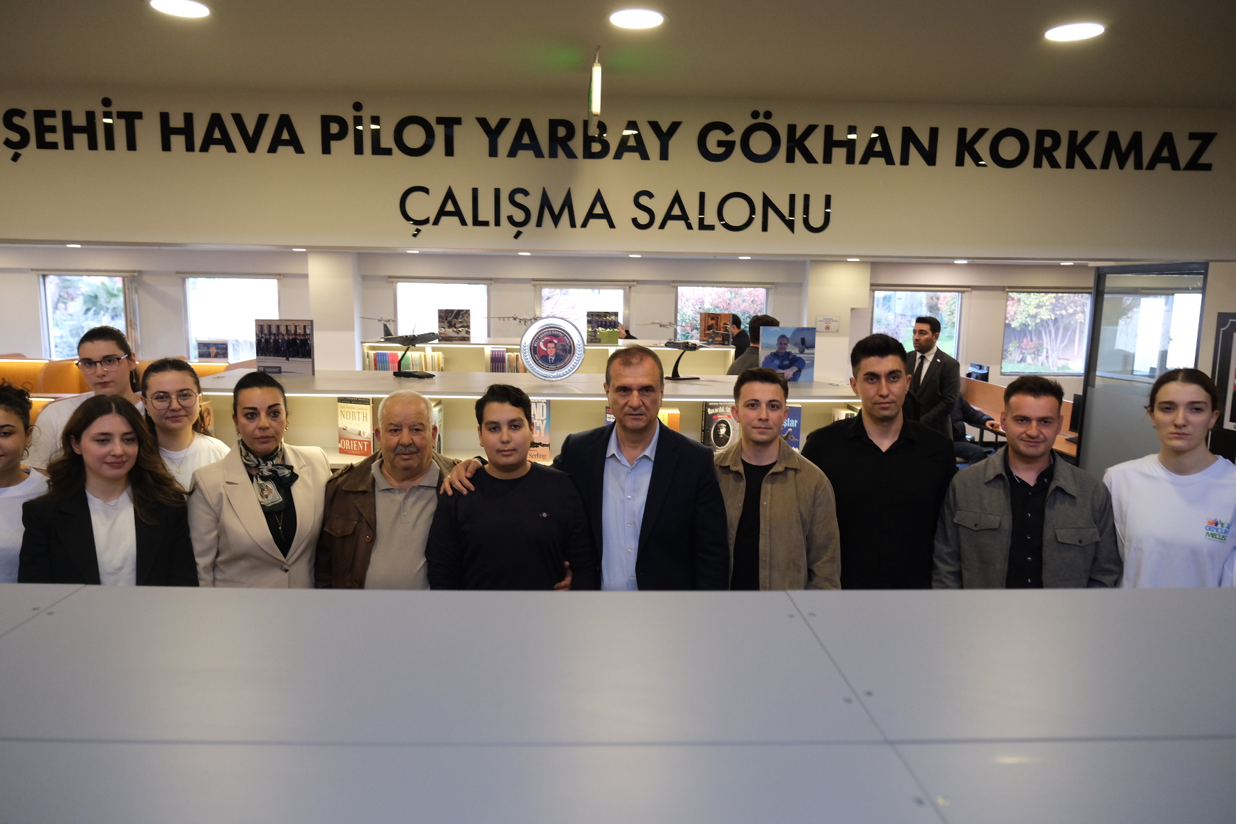 Şehit Hava Pilot Yarbay Gökhan Korkmaz anısına çalışma salonu açıldı