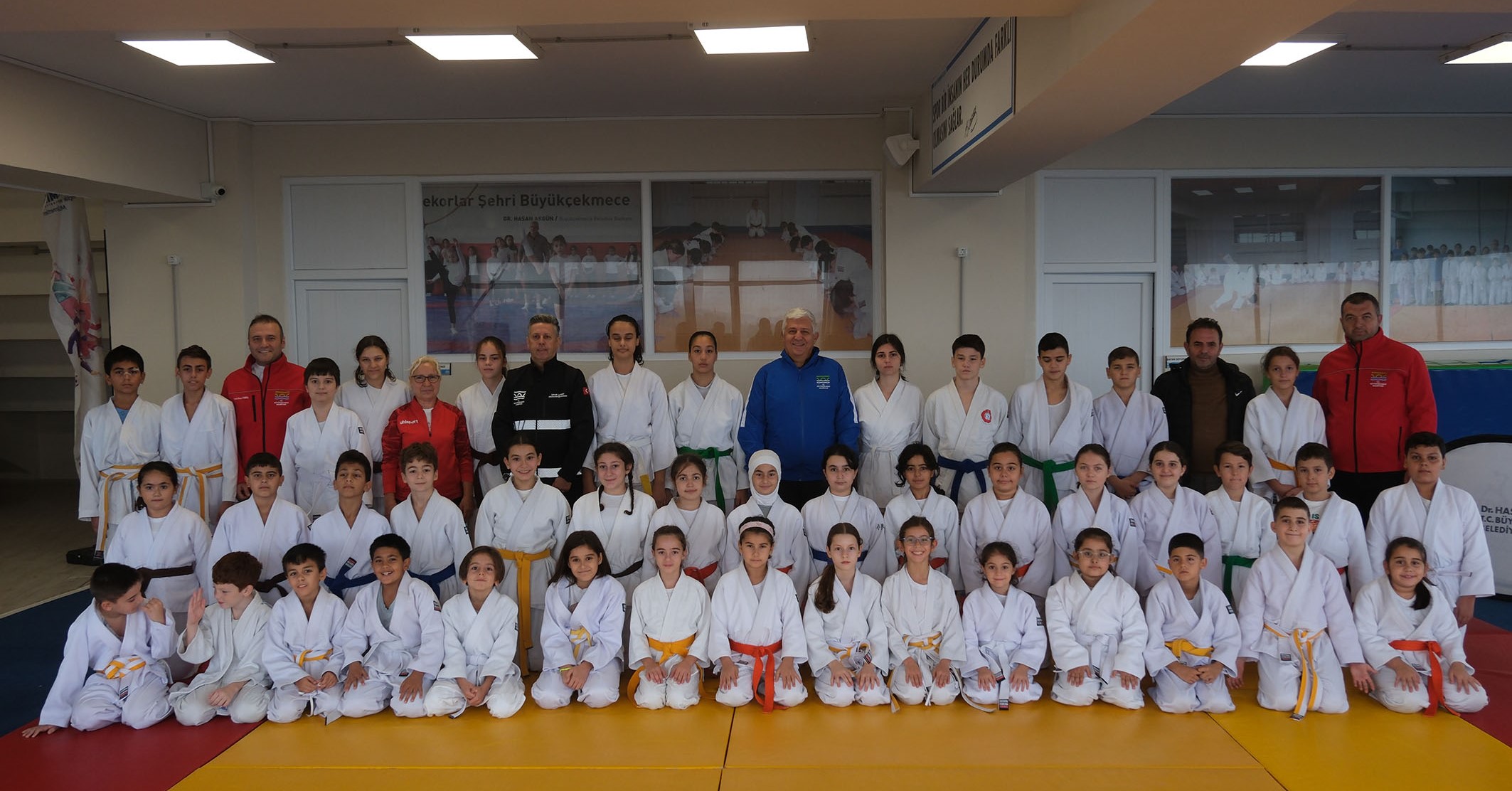 Büyükçekmeceli judocular kuşak sınavını başarıyla geçti