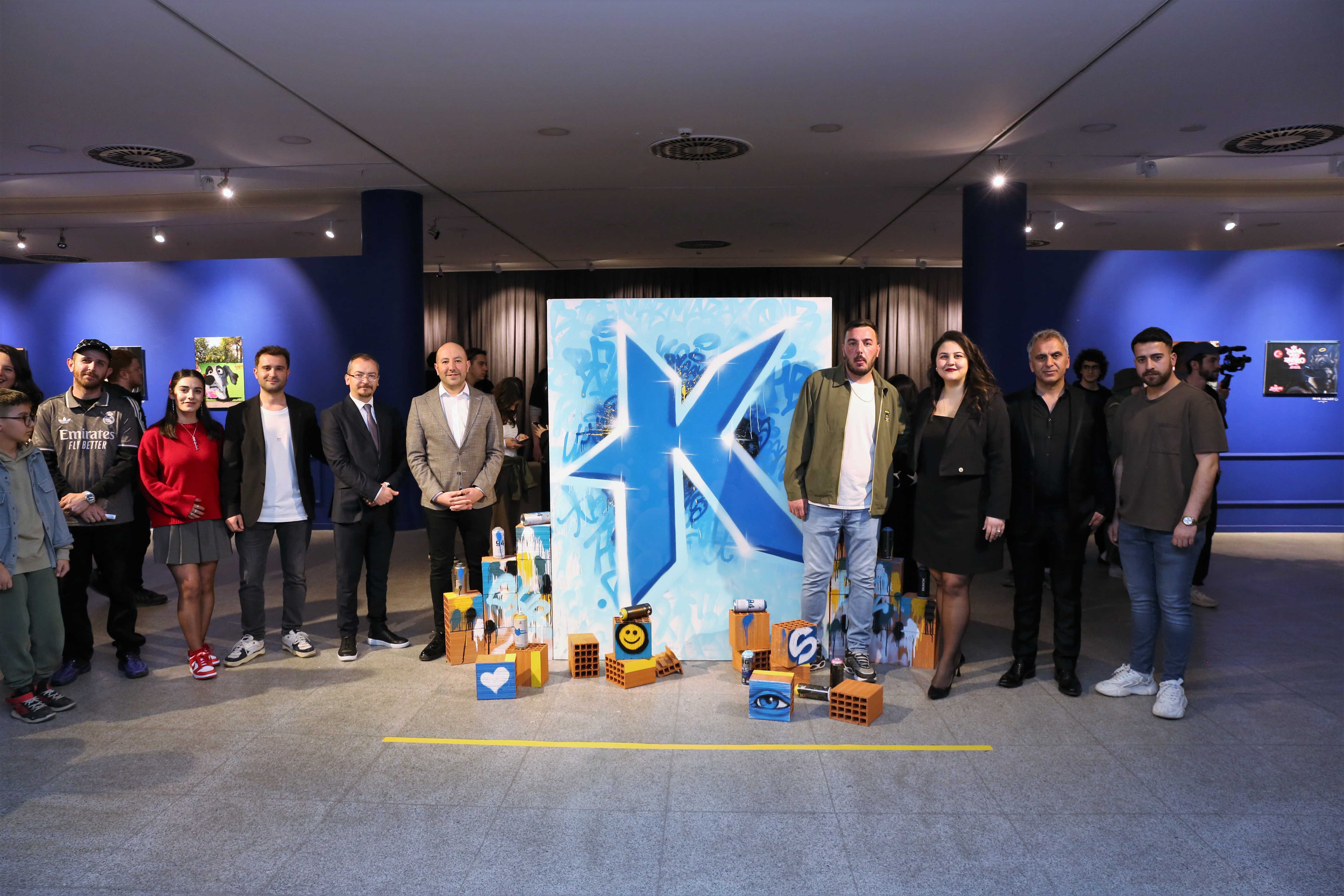 Byseyf’in ilk kişisel Graffiti sergisi Küçükçekmece'de Galeri Cennet’te açıldı