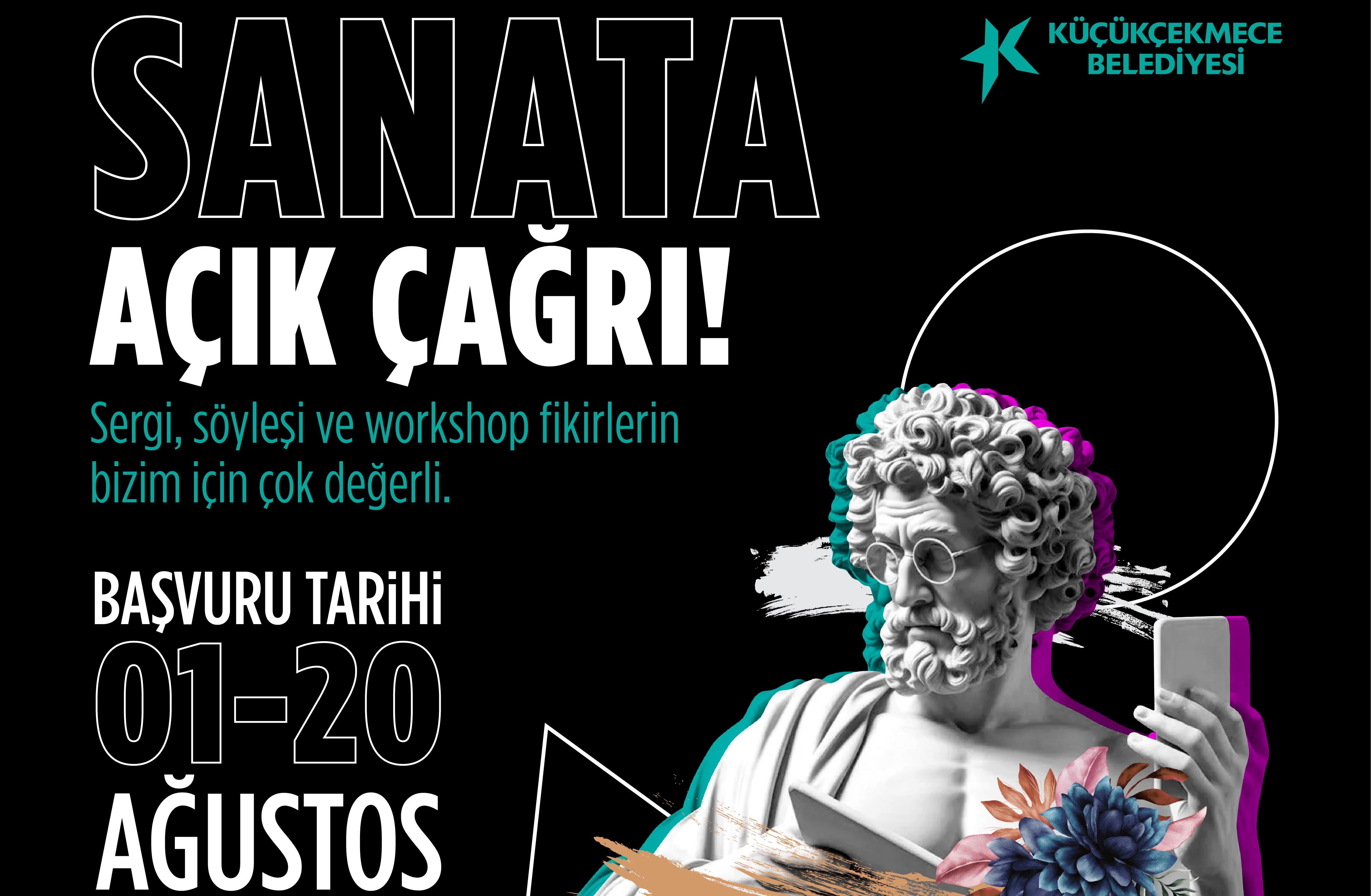 Küçükçekmece Belediyesi’nden sanata açık çağrı