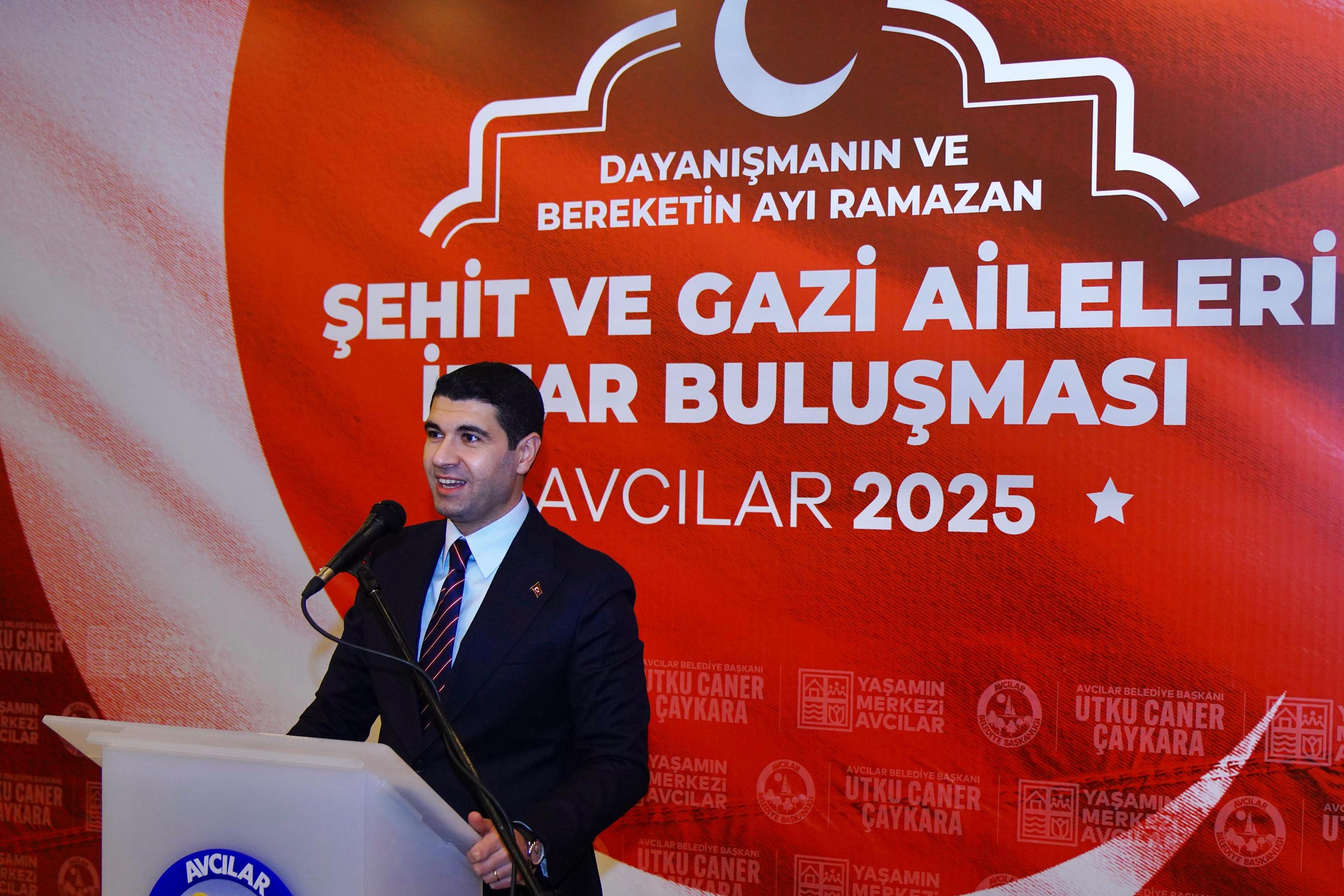 Şehit aileleri ve Gaziler Avcılar Belediyesi’nin iftar yemeğinde buluştu