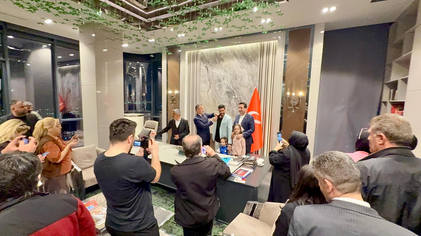 Halis Kahriman’dan Partisine Üye Katılım Töreni