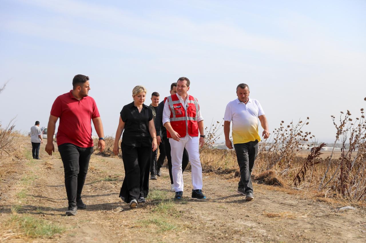 Başkan Balcıoğlu 1200 Dönümlük Ayçiçeği Hasadını Gerçekleştirdi