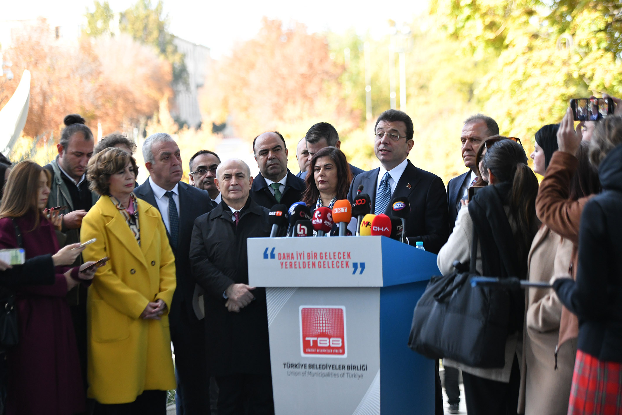 Türkiye Belediyeler Birliği Encümeni basın açıklaması