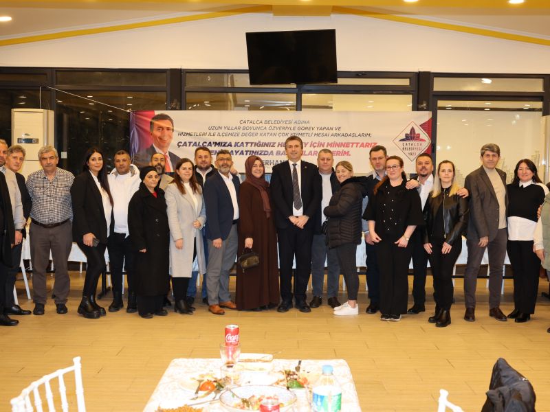 Çatalca Belediyesi Emekli Personelleriyle Veda Buluşması