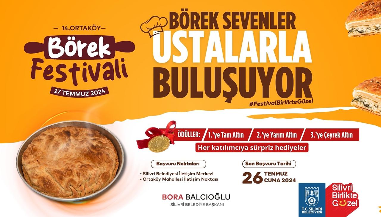 Börek Ustalarının Yarıştığı 14. Ortaköy Börek Festivali Başlıyor