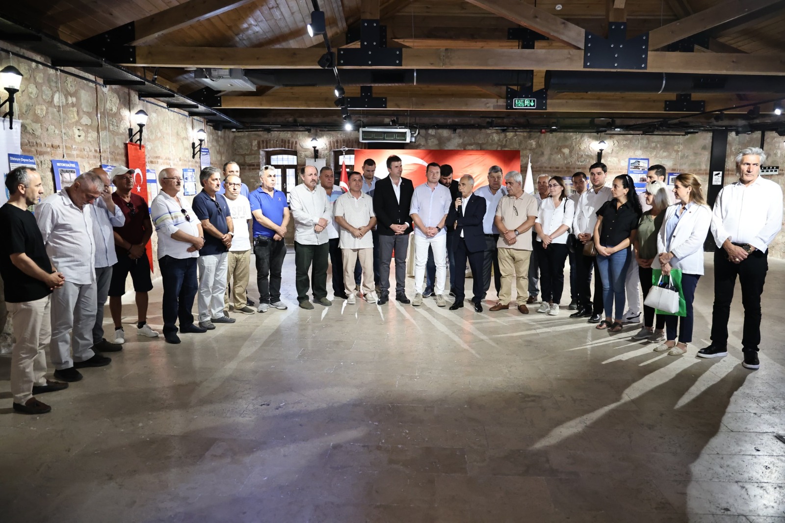 Başkan Balcıoğlu ve Çatalca Belediye Başkanı ErhanGüzel Depreme Duyarlılık Sergisi'nde Bir Araya Geldi