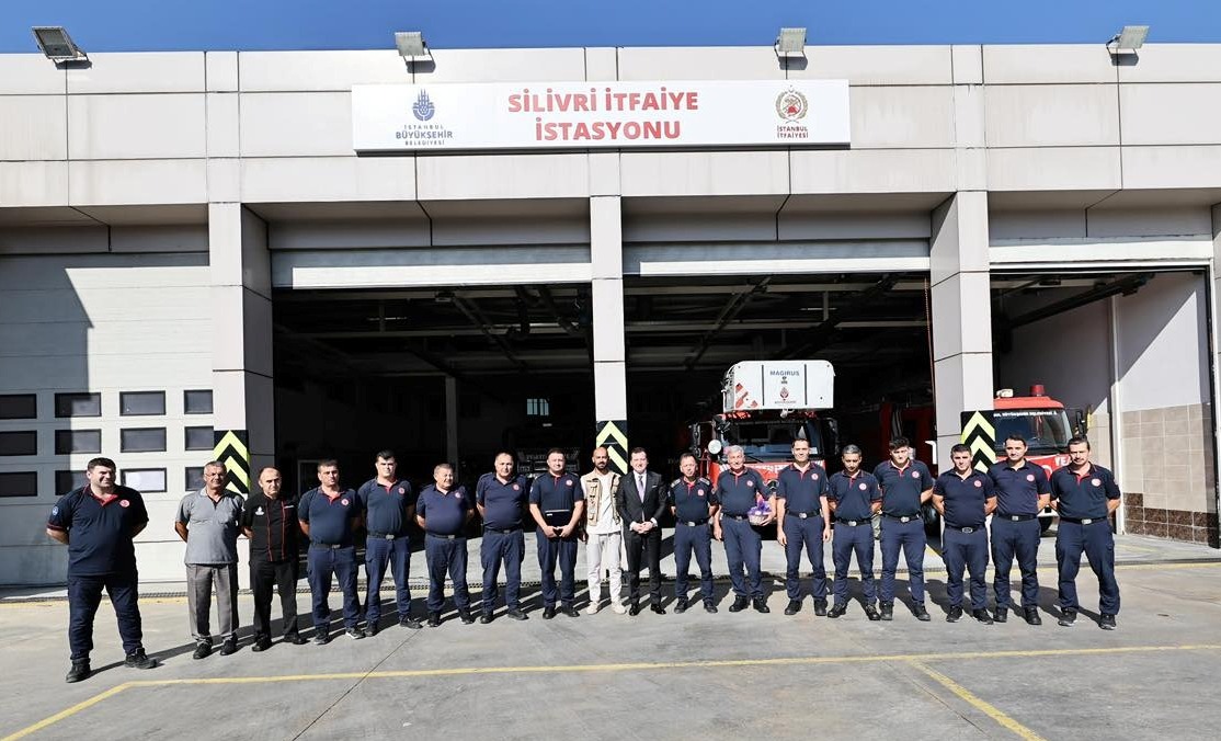 Başkan Balcıoğlu Silivri İtfaiye İstasyonu'nu Ziyaret Etti