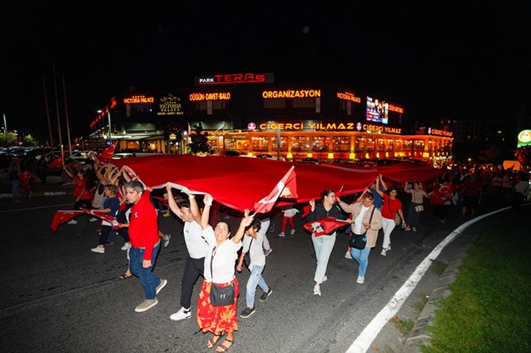 Beylikdüzü’nde 30 Ağustos Zafer Bayramı coşkusu yaşandı