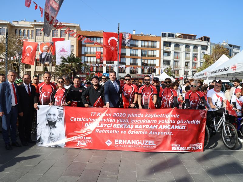Çatalca’da Pedallar Cumhuriyet İçin Çevrildi