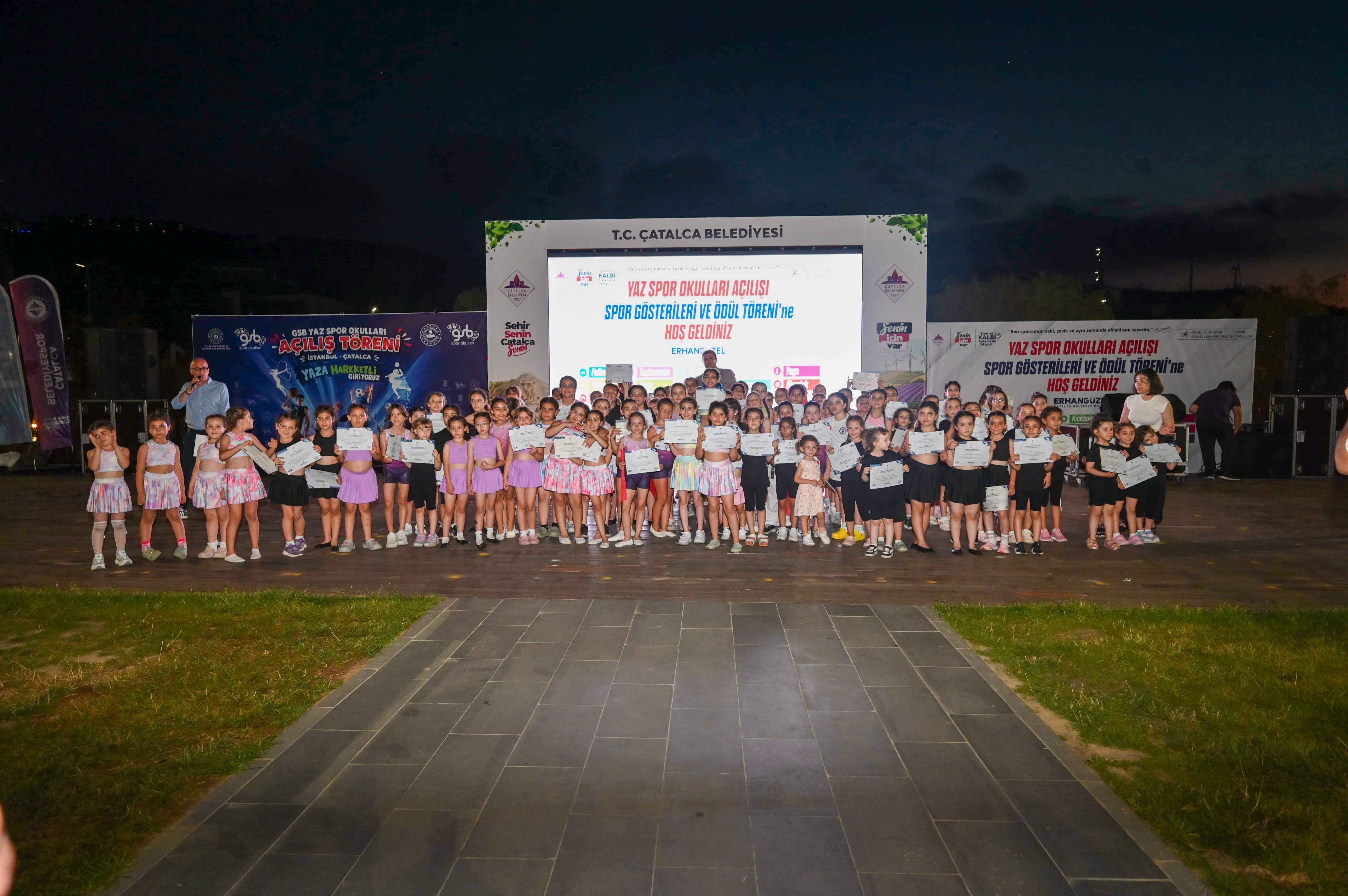 Çatalca'da Yaz Spor Okulları Yeni Döneme Coşkuyla Başladı
