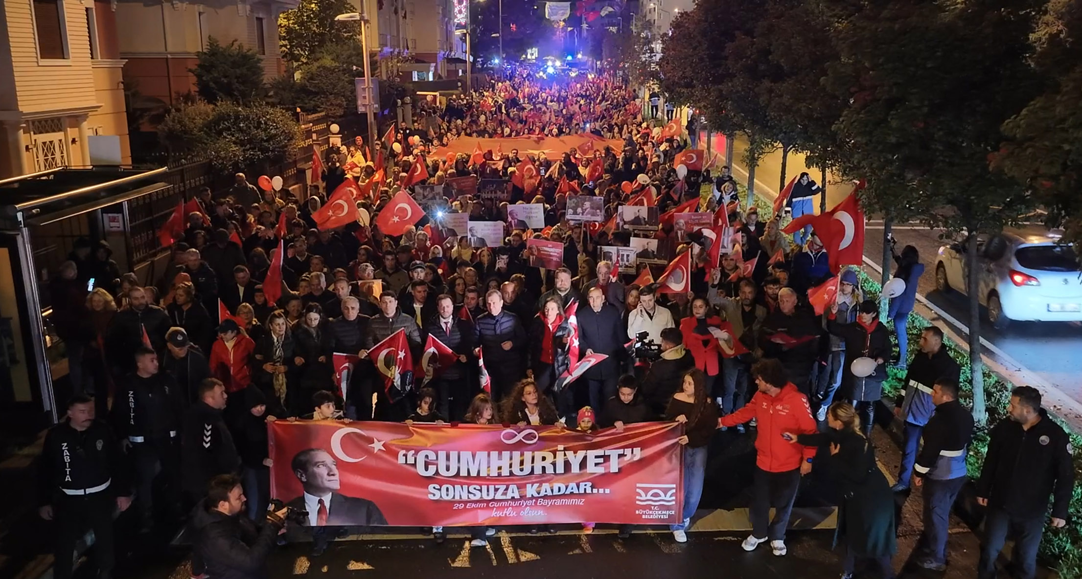 103. Yıl Cumhuriyet Yürüyüşü binlerce kişinin katılımıyla gerçekleşti