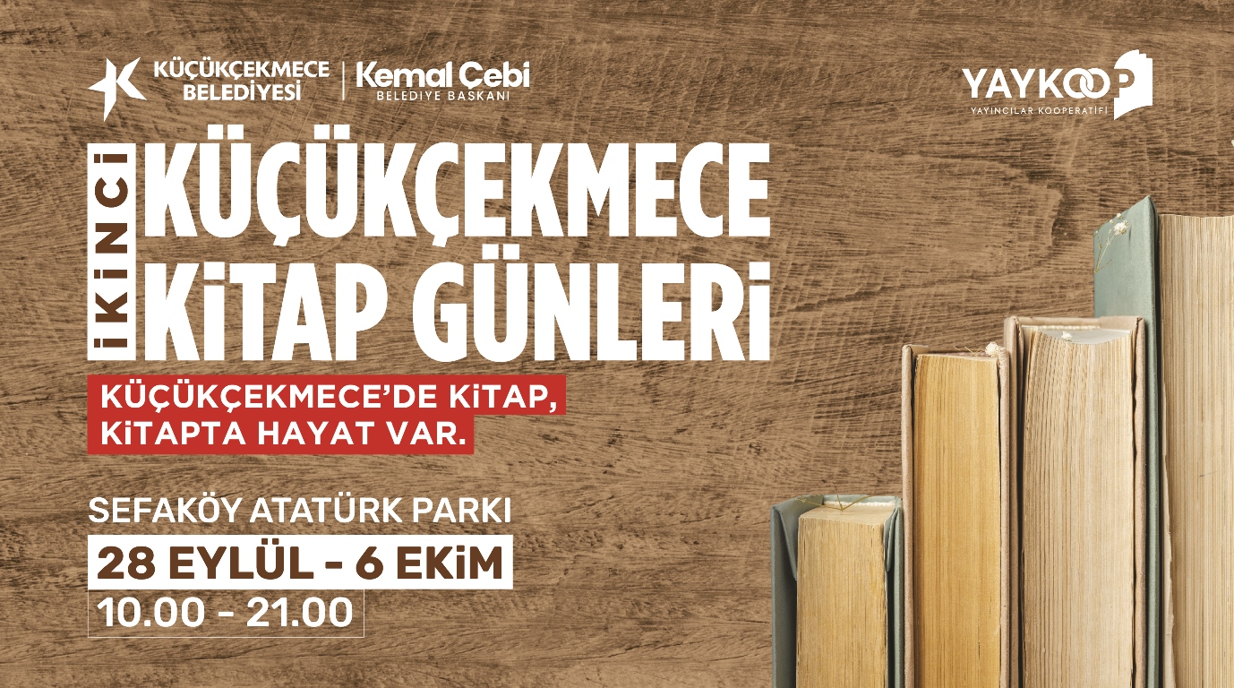2. Küçükçekmece kitap günleri 28 eylül’de başlıyor