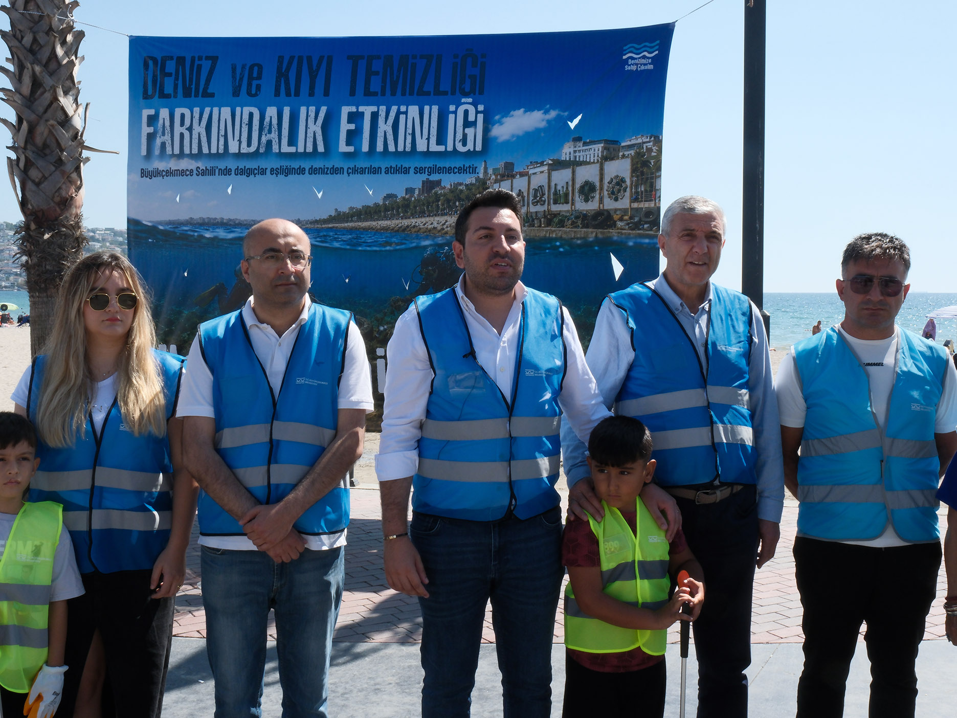 Büyükçekmece’de deniz ve kıyı temizliğiyle çevre duyarlılığına dikkat çekildi