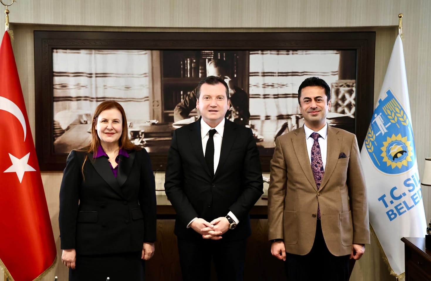 Başkan Balcıoğlu Demiroğlu Bilim Üniversitesi yetkililerini ağırladı