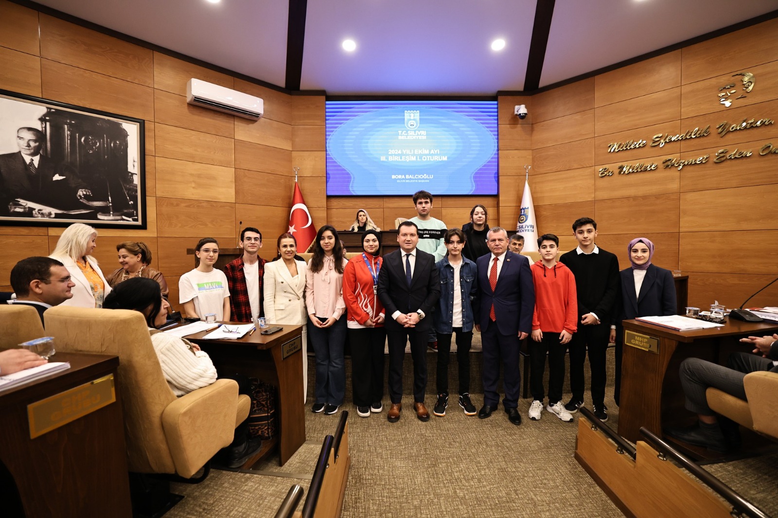 Silivri Belediyesi 2024 Yılı Ekim Ayı III. Birleşiminde, 2024 YKS’de Derece Alan Öğrenciler Ödüllendirildi