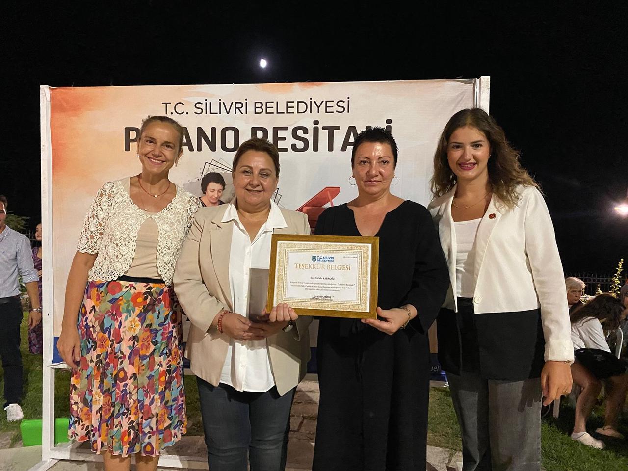 Silivri Belediyesi'nden Kalepark'ta Piyano Resitali