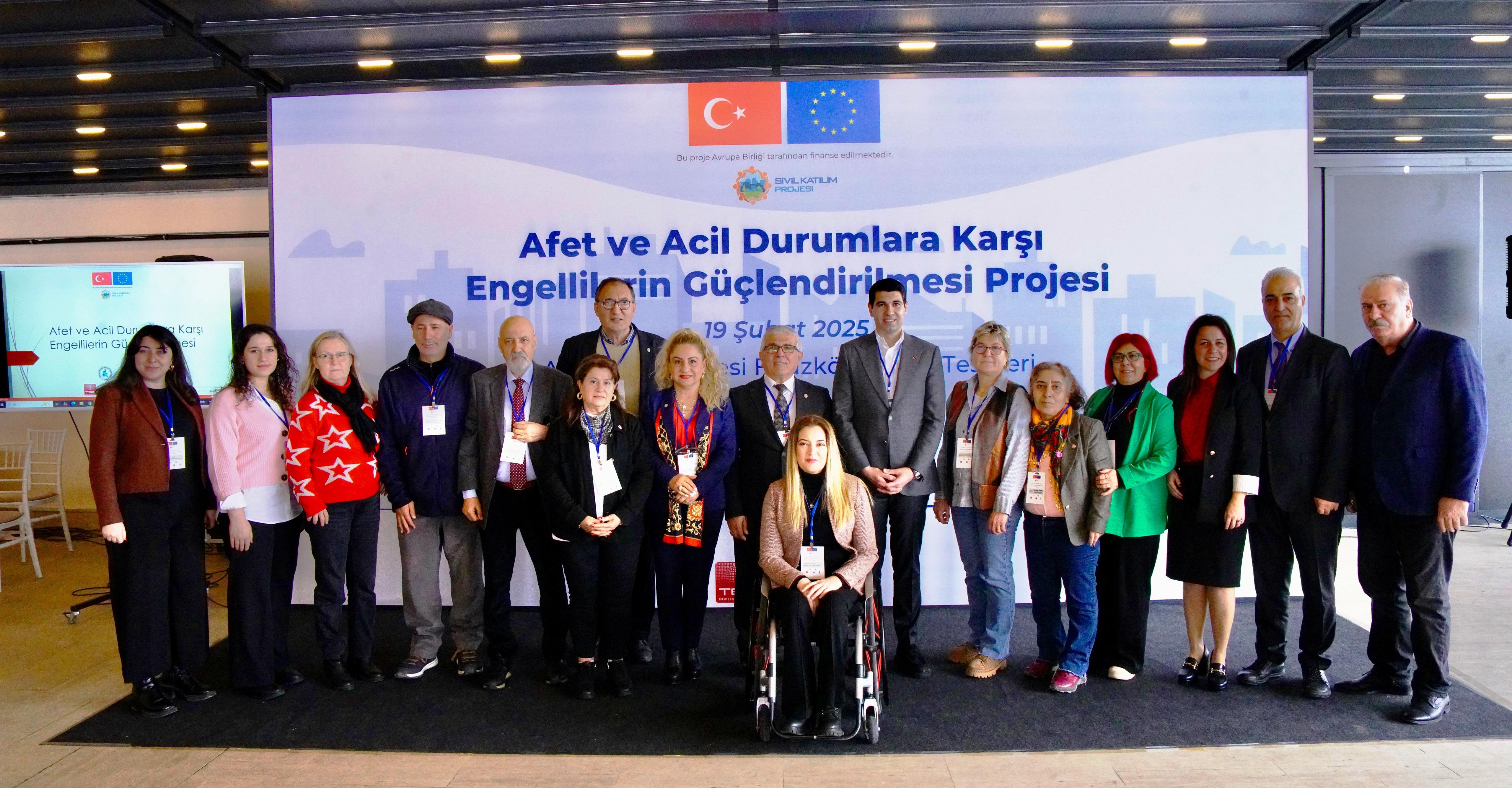 Avcılar’da engelli bireyler afetlere hazırlanıyor