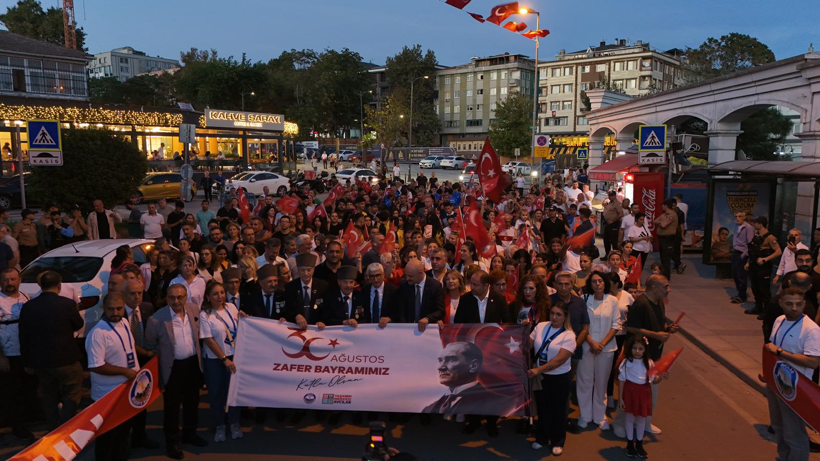Büyük Zaferin 104. yılı Avcılar’da coşkuyla kutlandı