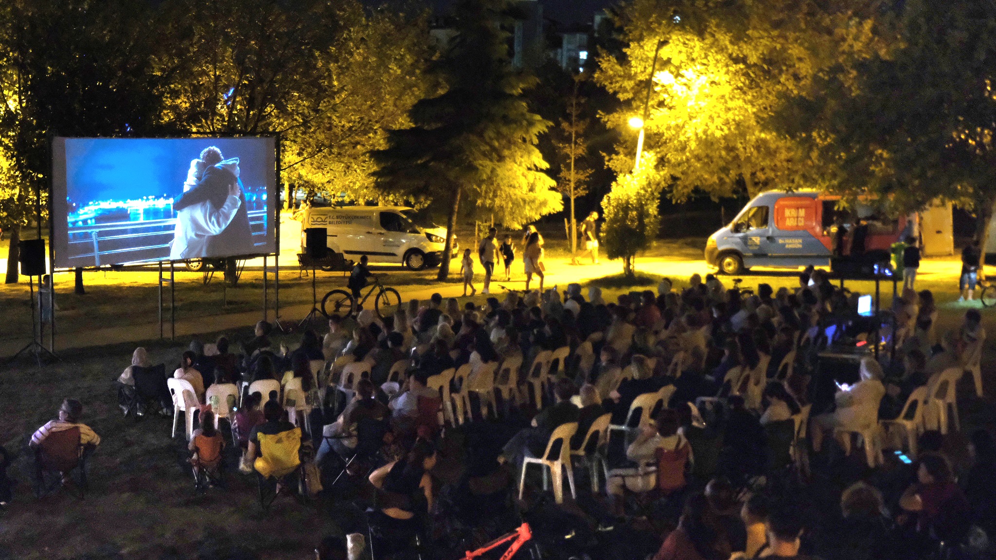 Büyükçekmece’de Yaz Sinema Günleri Yoğun İlgi Görüyor