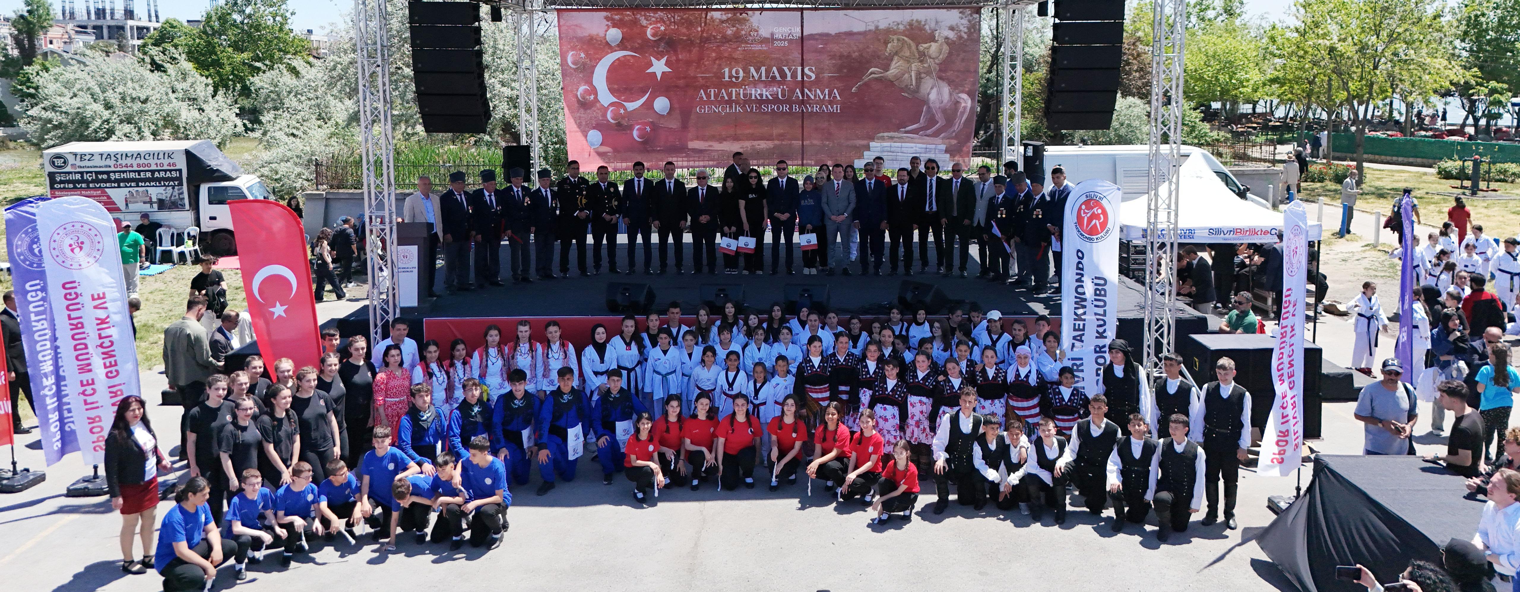 19 Mayıs Atatürk’ü Anma, Gençlik ve Spor Bayramı Silivri’de Coşkulu Etkinliklerle Kutlanıyor