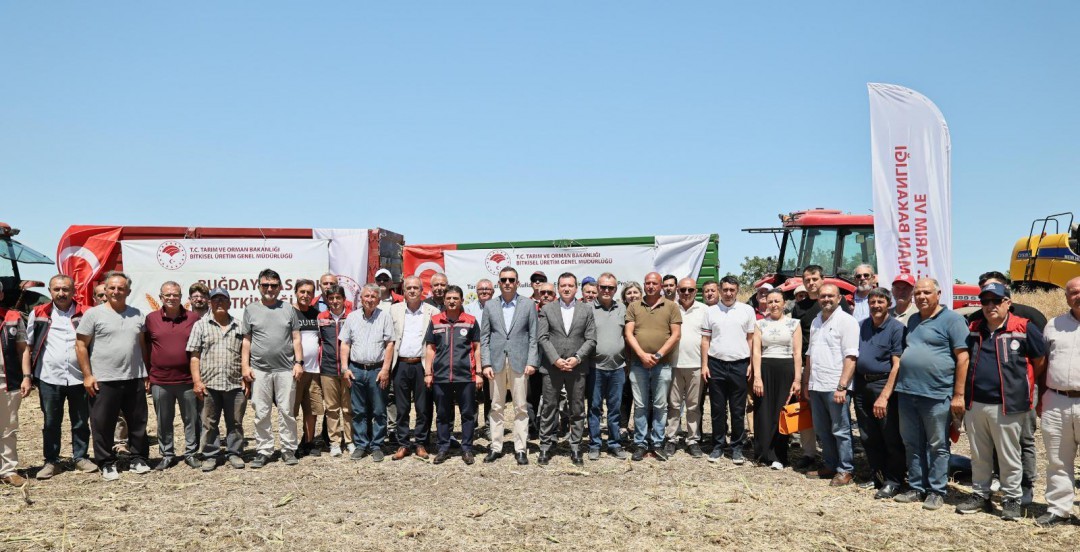 Başkan Balcıoğlu, Kanola Hasat Töreni’ne Katıldı