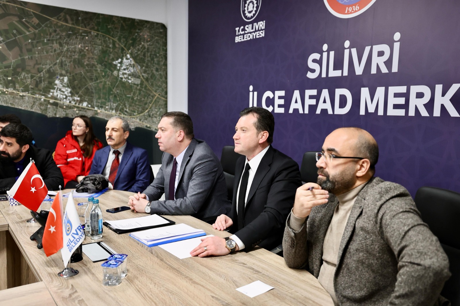 Başkan Balcıoğlu ve Kaymakam Toğan Karla Mücadele Tedbirlerini Değerlendirdi