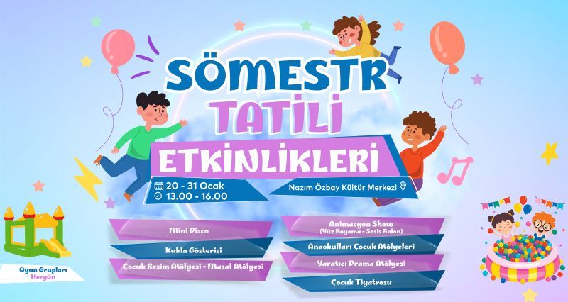 Çatalca’da Sömestr Tatili Etkinlikleri Başlıyor