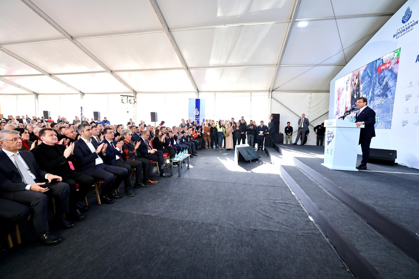 Başkan Balcıoğlu, İSKİ Fatih Altyapı Yatırımları Temel Atma Töreni’ne Katıldı