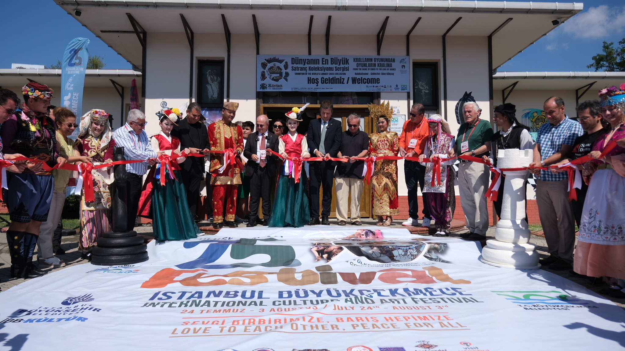 Guinness Rekorlar Kitabı’na giren satranç sergisi Büyükçekmece Festivalinde