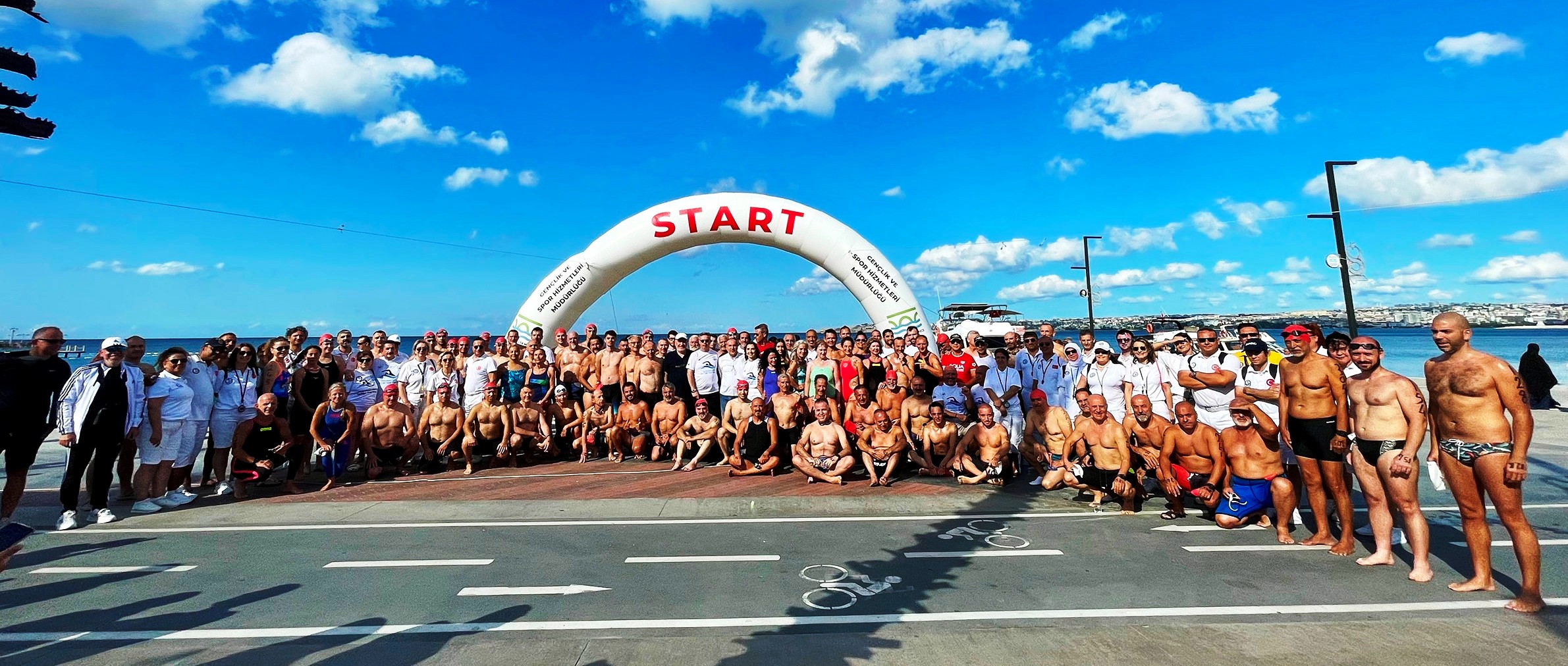 7. Büyükçekmece Körfezi Yüzme Maratonu nefesleri kesti