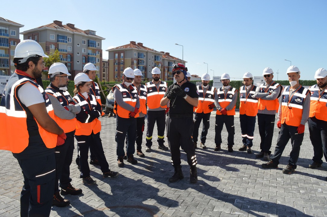 SAK Ekipleri BOTAŞ Silivri İşletme Müdürlüğüne eğitim düzenliyor