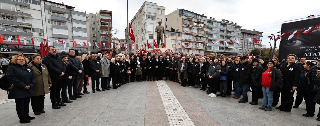 Atatürk'ün 86. Ölüm Yıl Dönümünde Silivri'de Anma Töreni Düzenlendi