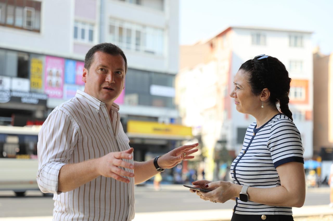 Başkan Balcıoğlu D-100 Karayolu Şehir Geçişi Proje Alanında İncelemelerde Bulundu