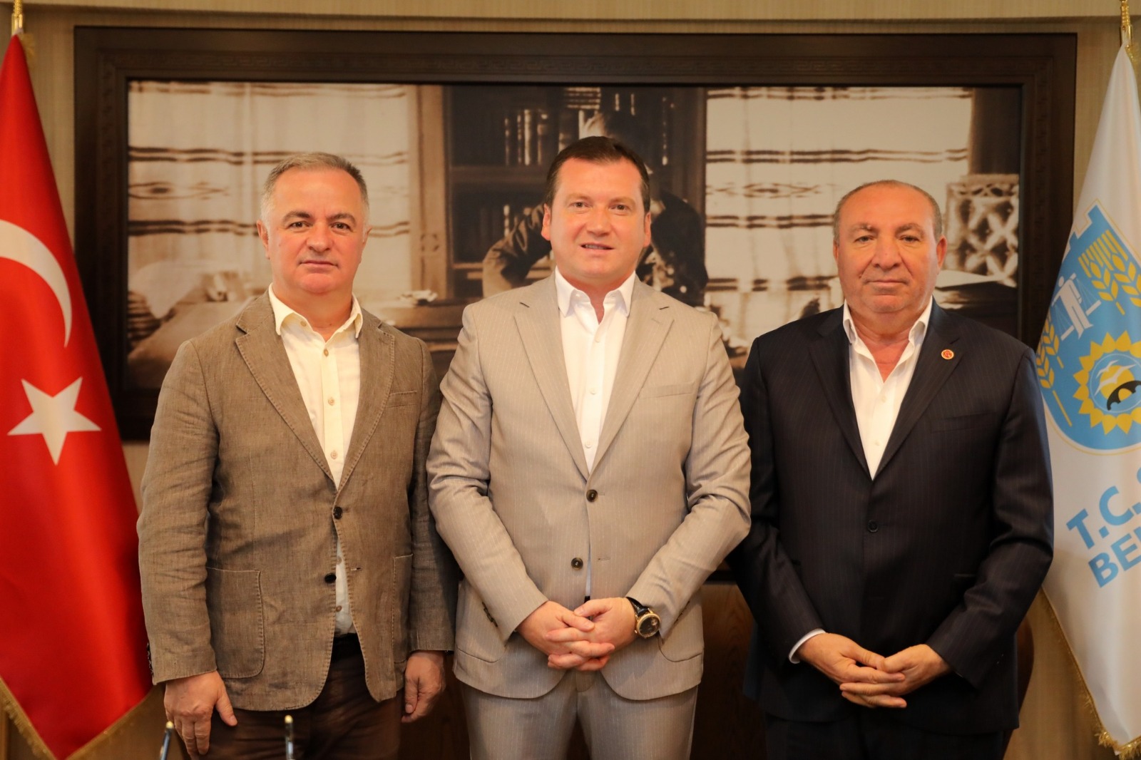 Başkan Balcıoğlu, İBB Meclis Üyeleri Mehmet Tuncer ve Kadri Sancaktar’ı Misafir Etti