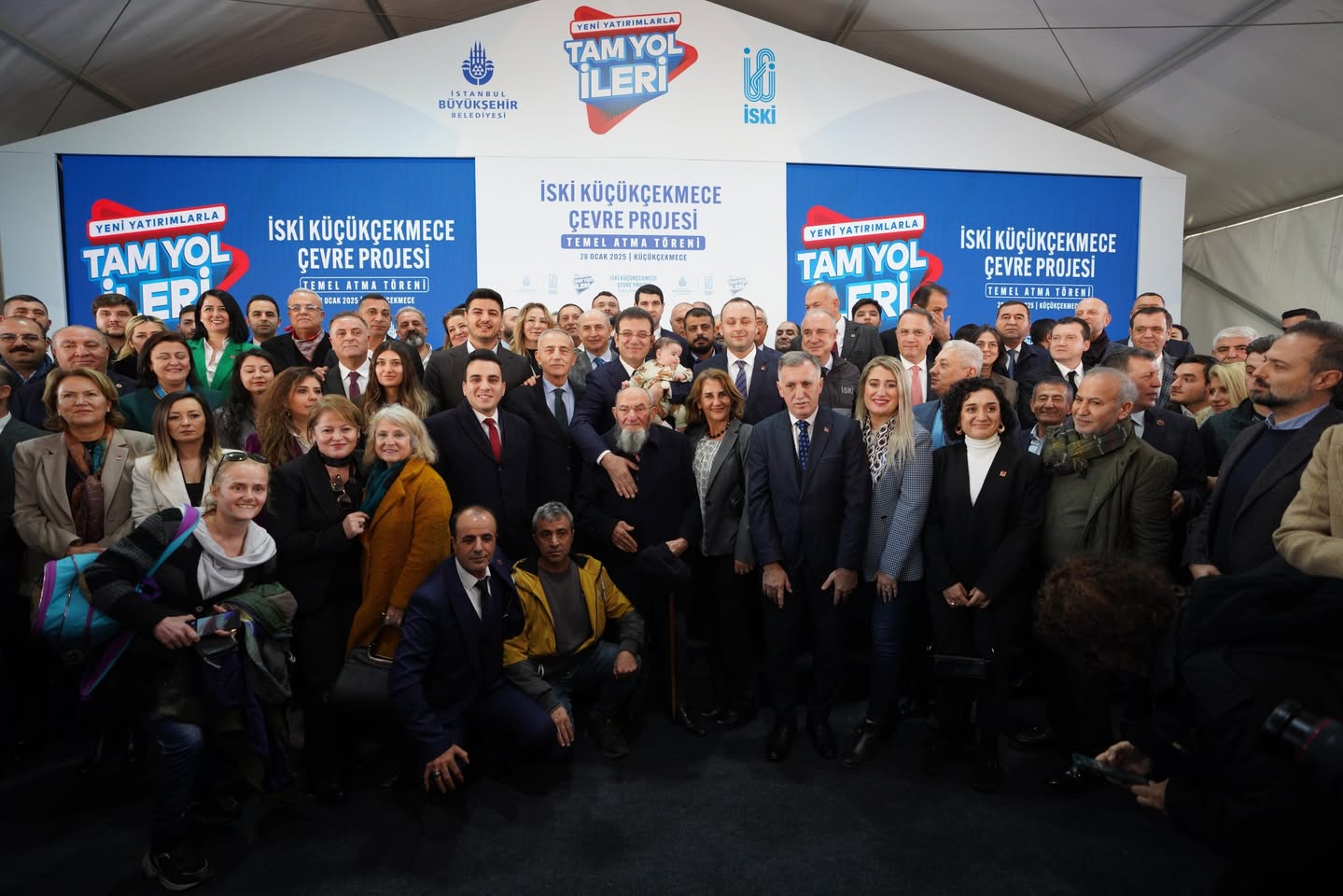 Başkan Balcıoğlu, İSKİ Küçükçekmece Çevre Projesi'nin Temel Atma Törenine katıldı