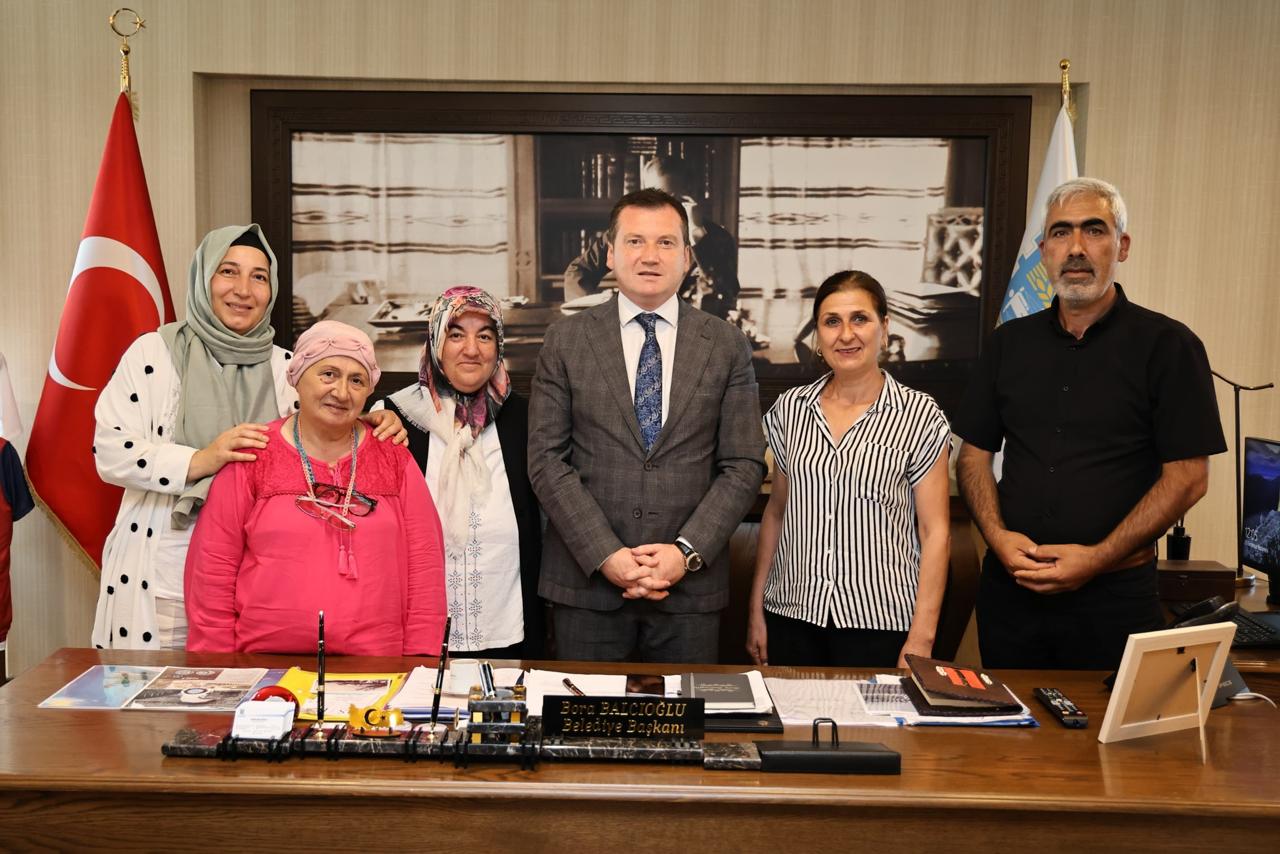 Silivri Belediye Başkanı Bora Balcıoğlu'na Çeltik Mahallesi'nden Teşekkür Ziyareti