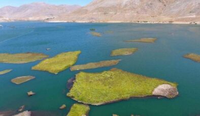 Adıyaman’da binlerce yılda oluşan yüzen adalar, atmosferi koruyor
