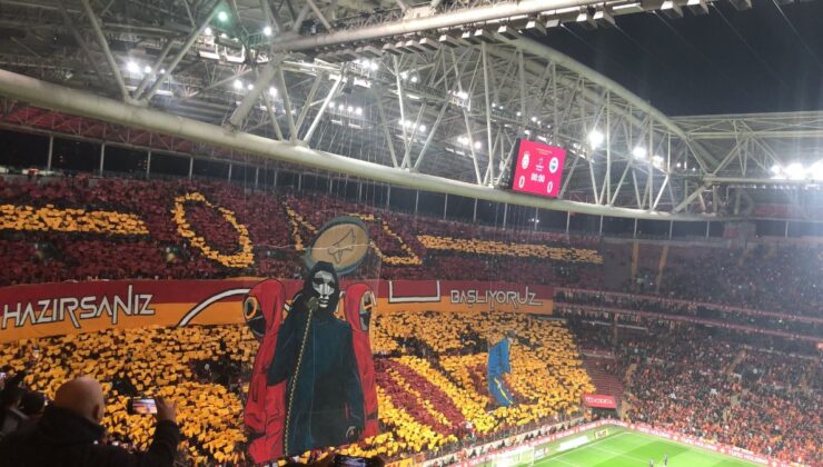 Galatasaray taraftarından Squid Game’li koreografi
