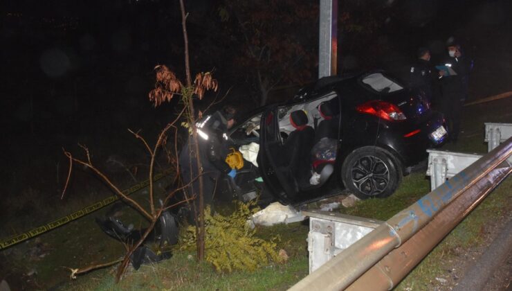 İzmir’de kaza yapan otomobilin sürücüsü öldü