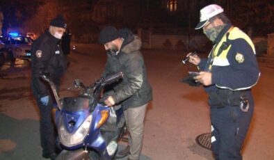 Konya’da hurda motorla yakalanan kişi aküyü söküp motoru teslim etti