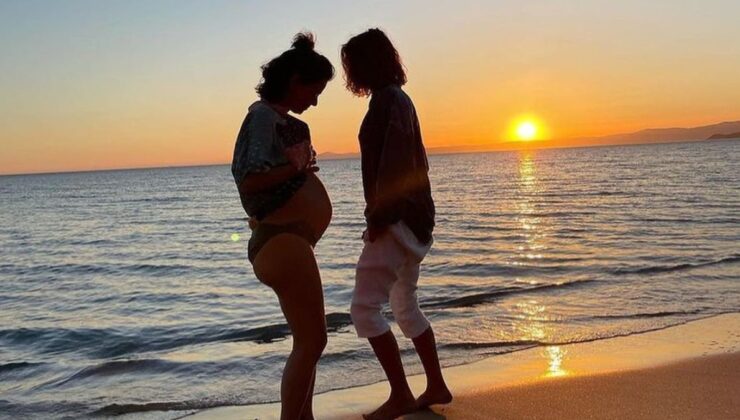 Özge Özpirinçci’den hamilelik pozları