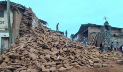 Peru’da gerçekleşen depremde 220 ev hasar gördü